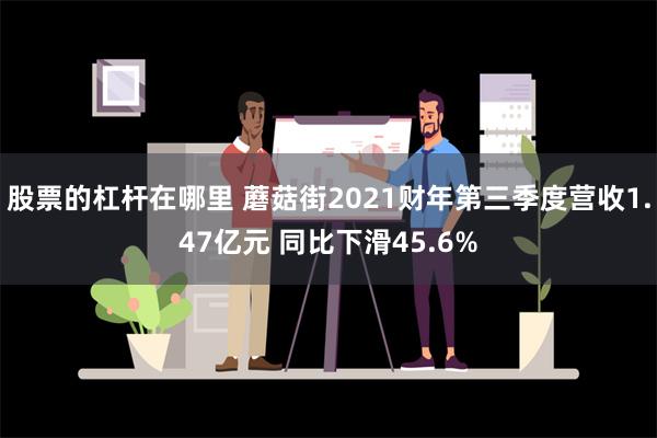 股票的杠杆在哪里 蘑菇街2021财年第三季度营收1.47