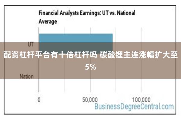 配资杠杆平台有十倍杠杆吗 碳酸锂主连涨幅扩大至5%