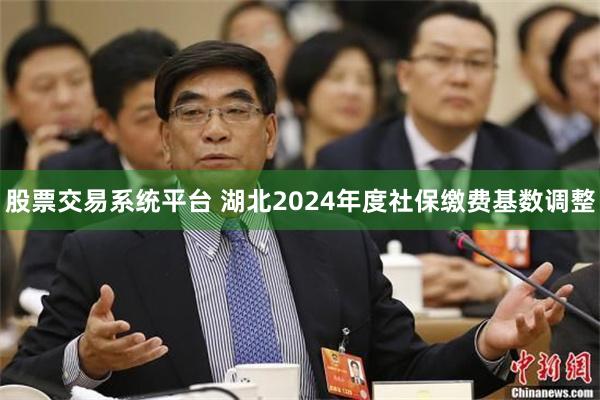 股票交易系统平台 湖北2024年度社保缴费基数调整